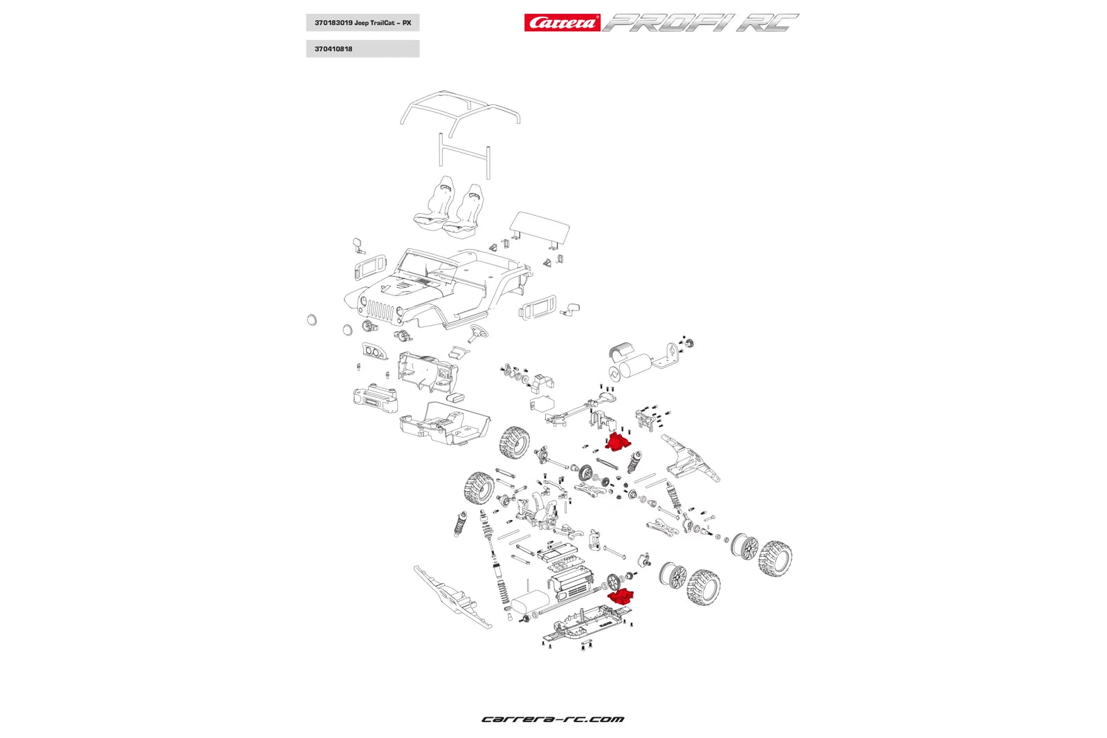 carrera-rc-getriebegeh-use-oben-unten-hinten-profi-rc-ersatzteil image 2