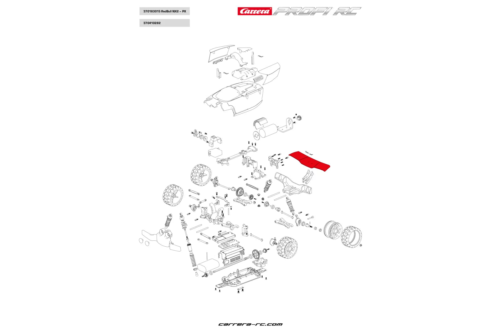 carrera-rc-red-bull-nx2-spoiler-183008-ersatzteil image 2