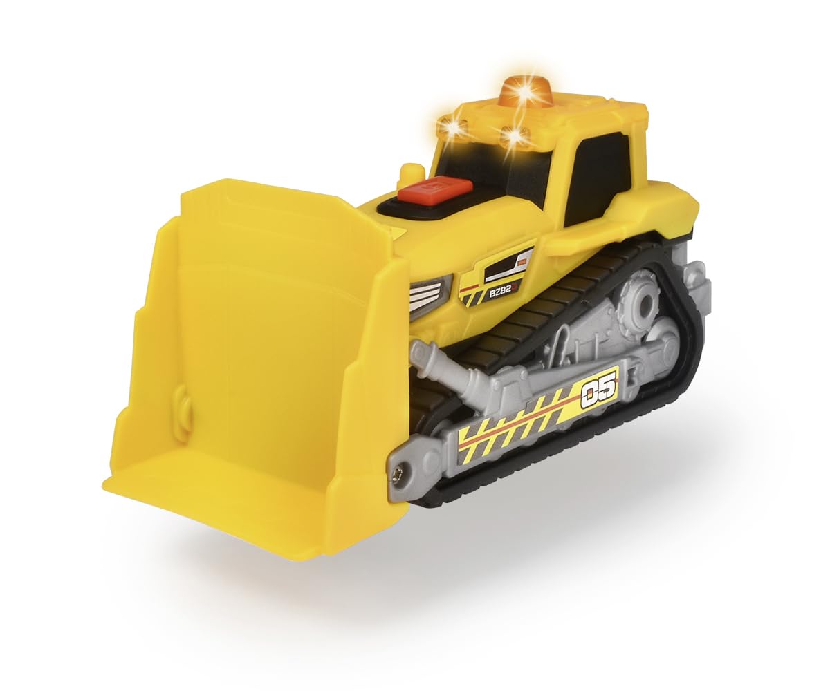 dickie-toys-bulldozer-planierraupe-16-cm-mit-licht-sound image 1