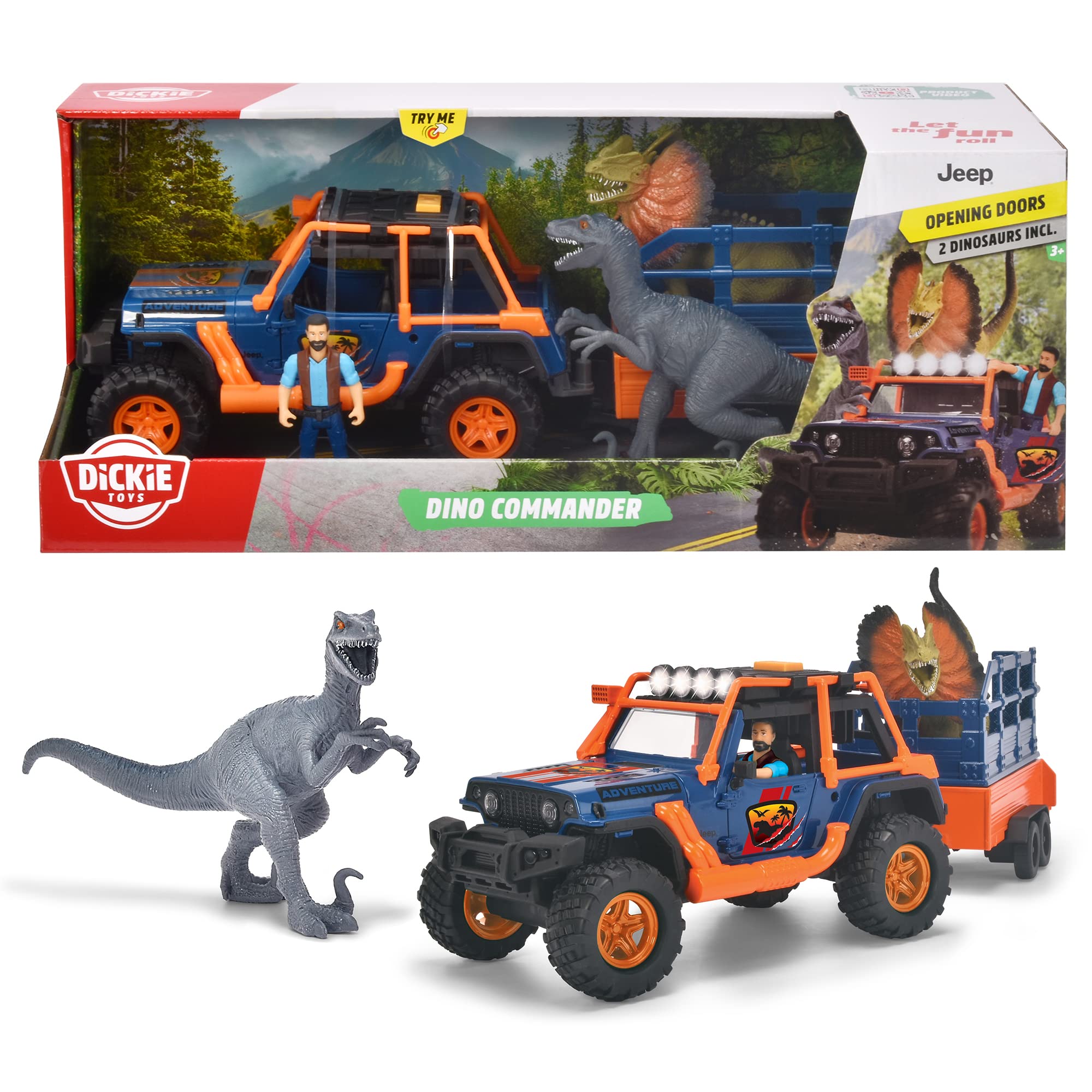 dickie-toys-dino-commander-jeepster-1-24-mit-anh-nger-figuren-und-2-dinos image 4