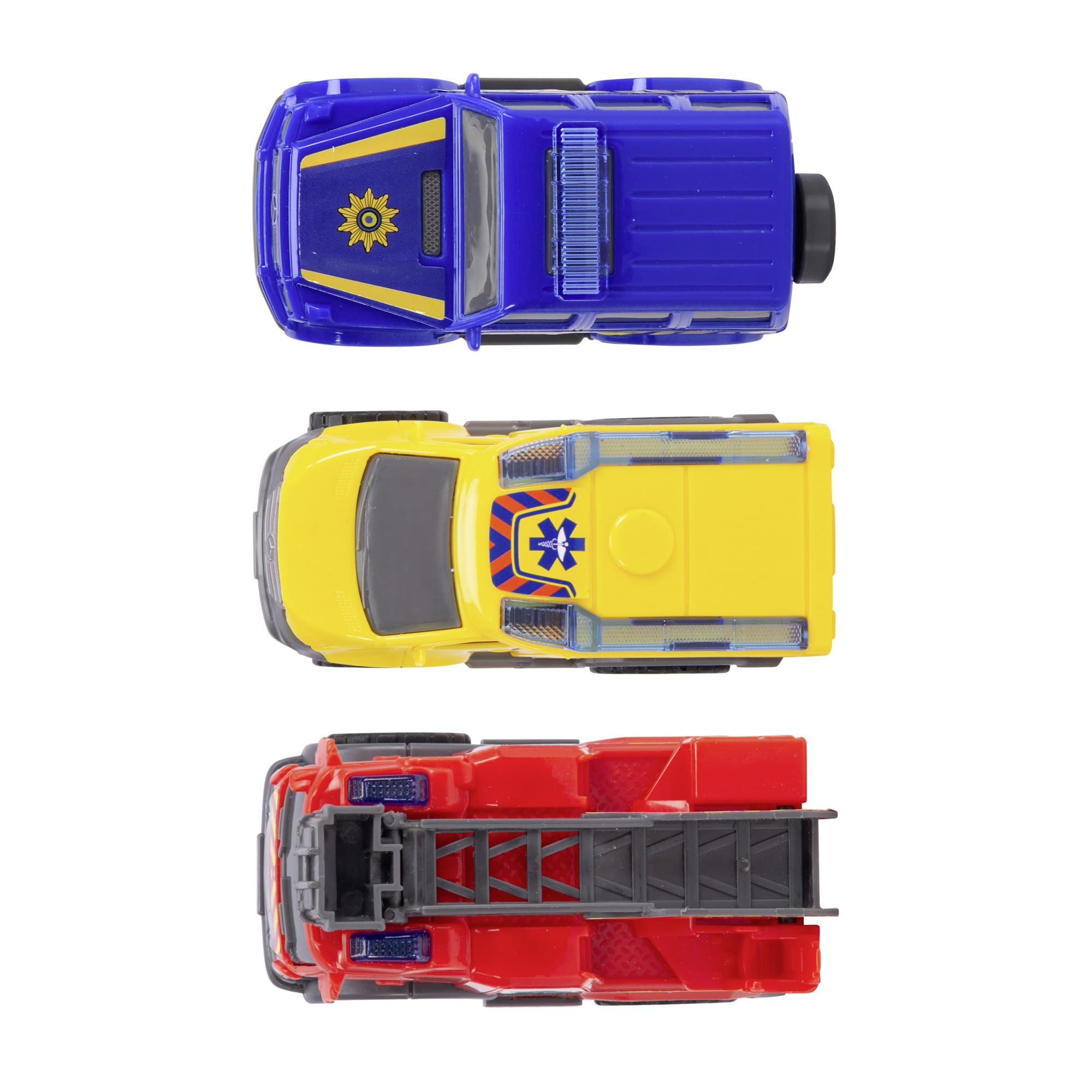 dickie-toys-micro-rescue-force-3er-set-mercedes-benz-8-cm-feuerwehr-polizei-rett image 4