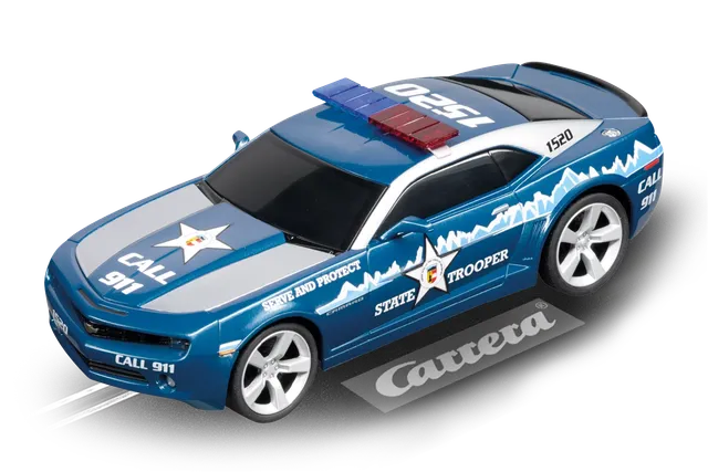 carrera-rc-chevrolet-camaro-state-trooper-evolution-slotcar-1-32 image 1