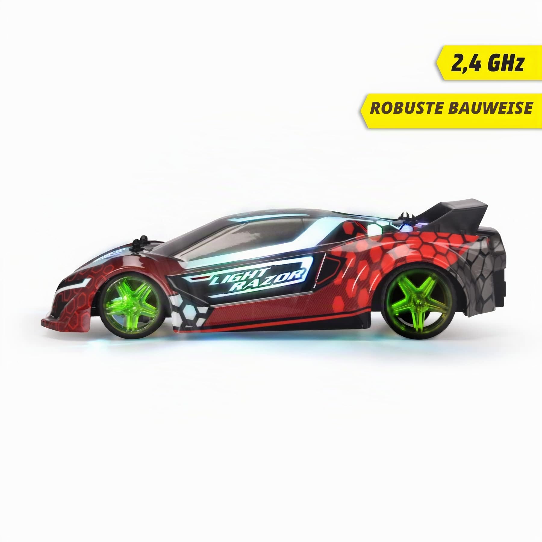 dickie-toys-rc-light-razor-ferngesteuerter-sportwagen-1-20-mit-licht-sound-ab-6- image 3