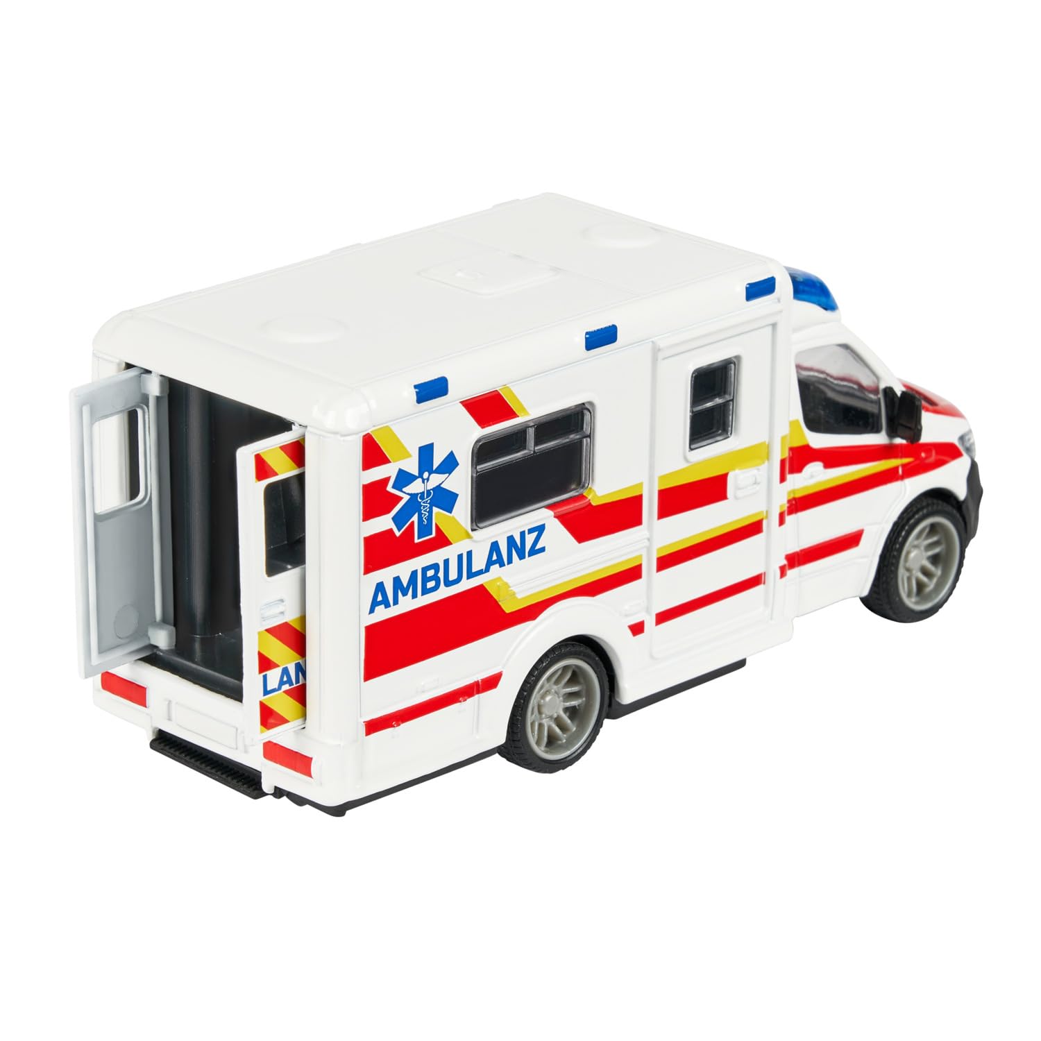 majorette-mercedes-benz-sprinter-ambulance-15-cm-gro-er-rettungswagen-mit-metall image 2