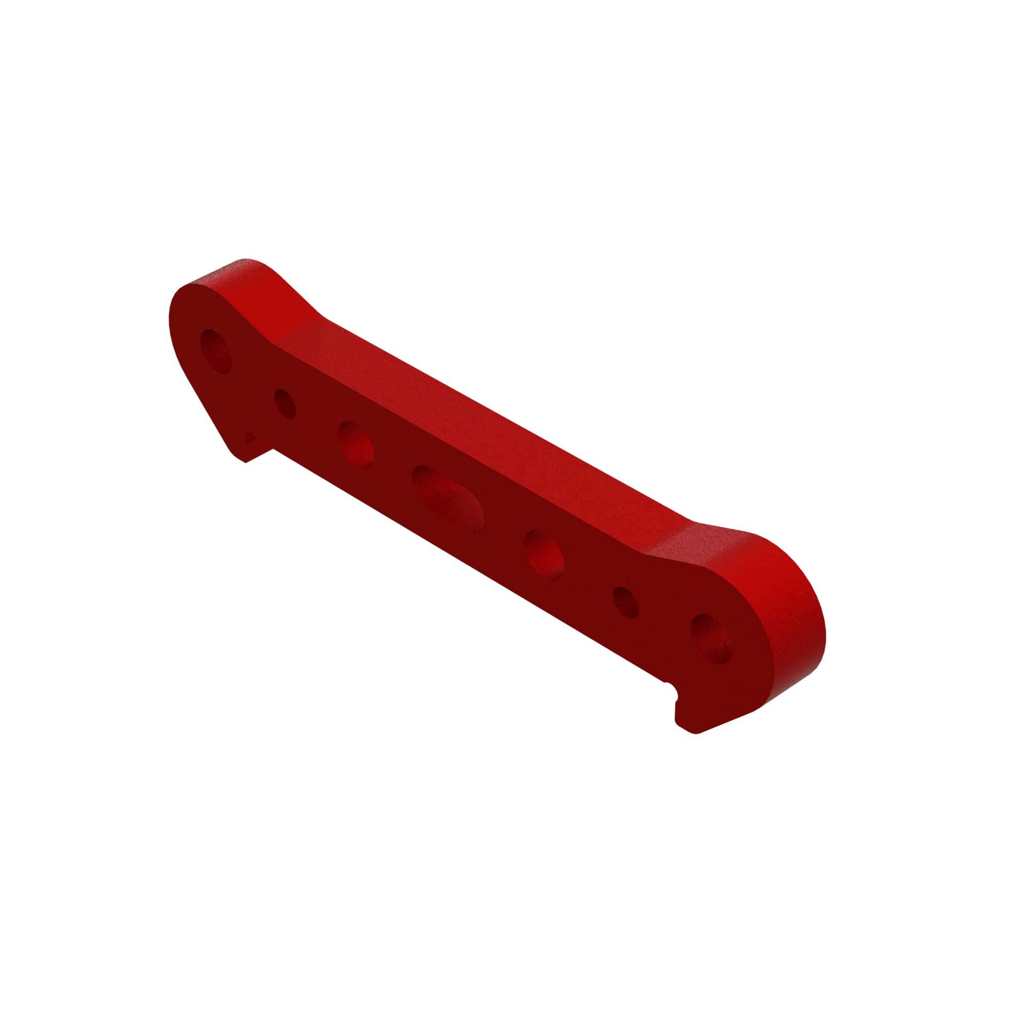 arrma-aluminium-halterung-f-r-vorderachse-rot image 1