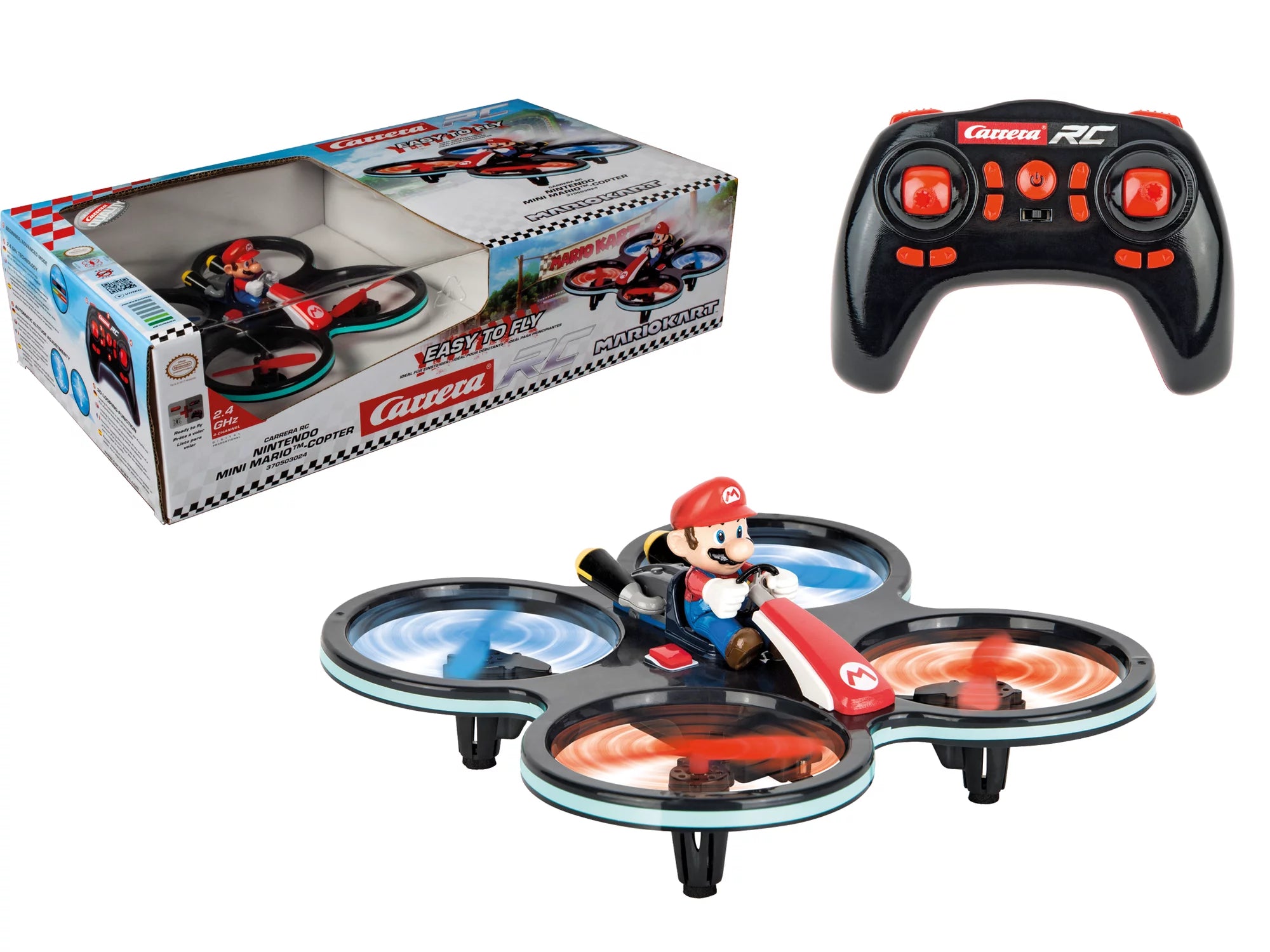 carrera-rc-2-4ghz-mini-mario-copter-quadrocopter-16-5-cm image 2