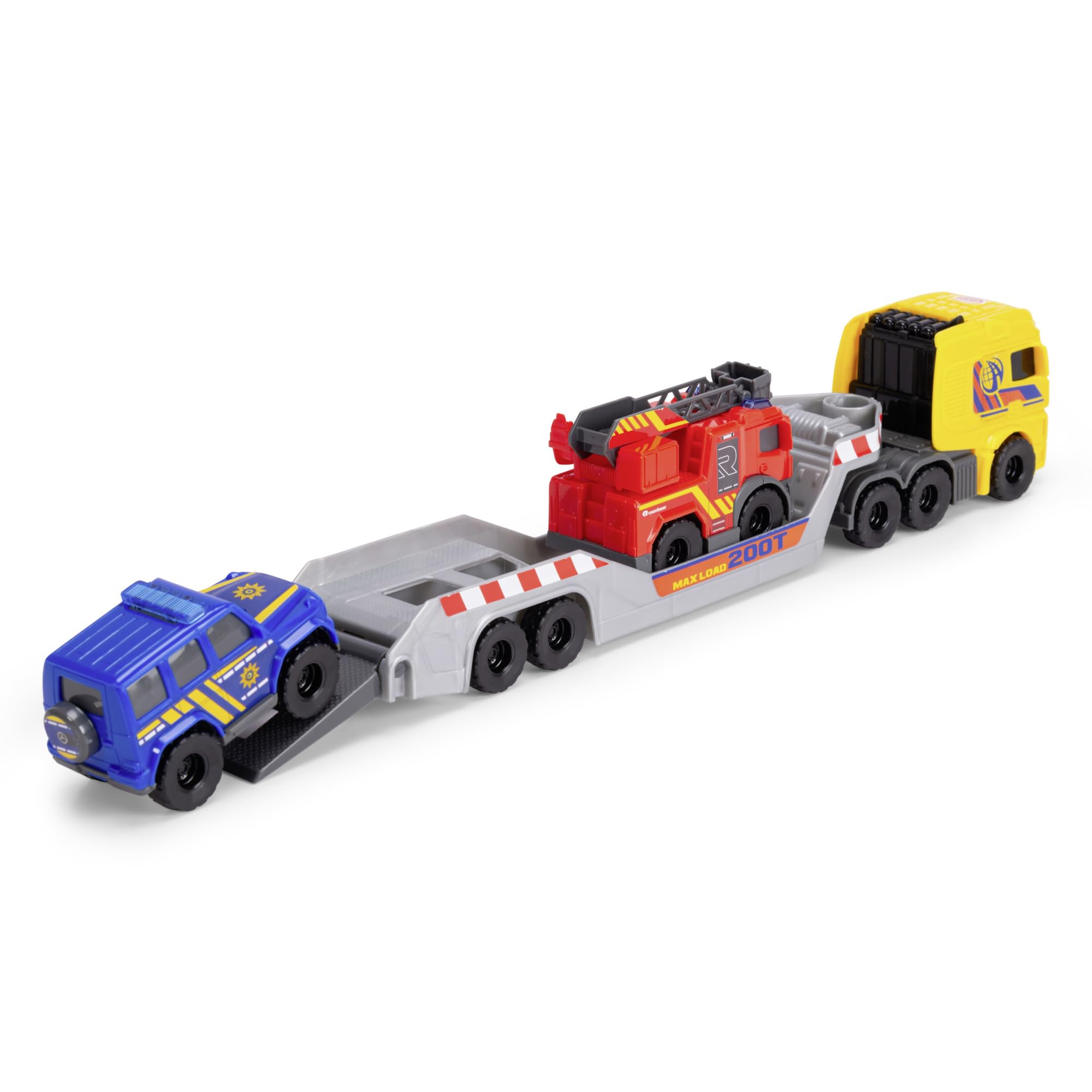 dickie-toys-3-in-1-micro-rescue-truck-32cm-mit-anh-nger image 2
