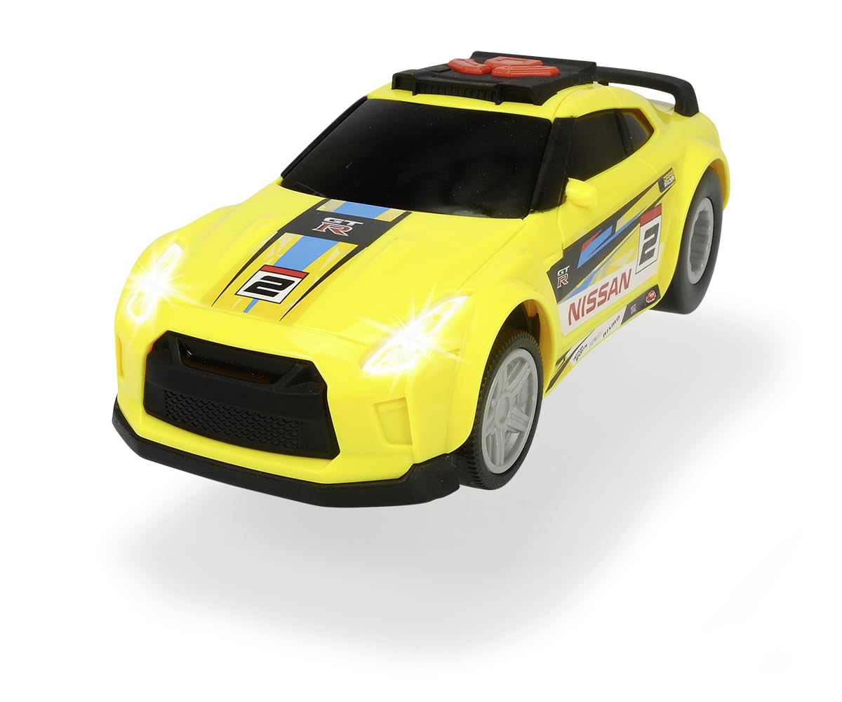 dickie-toys-nissan-gtr-wheelie-raiders-25cm-gelb-mit-licht-sound image 1
