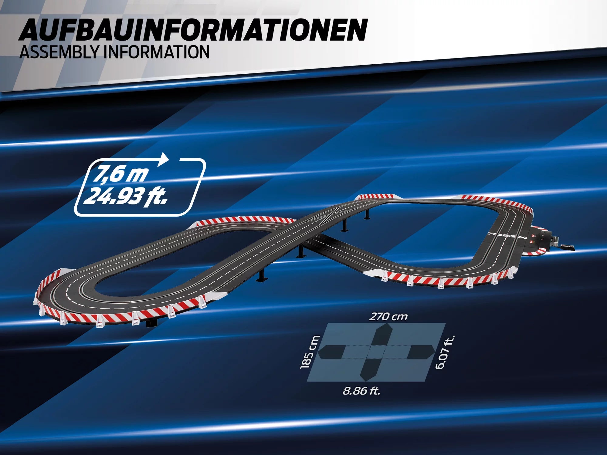 carrera-digital-132-dtm-bull-and-horse-rennbahn-set-ferrari-488-gt3 image 8