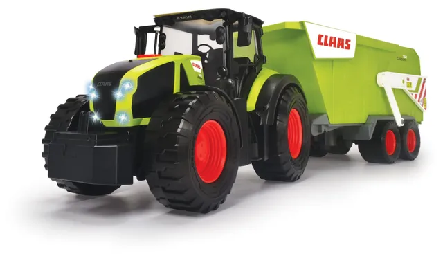 dickie-toys-claas-traktor-mit-anh-nger-64-cm-mit-licht-und-sound image 1