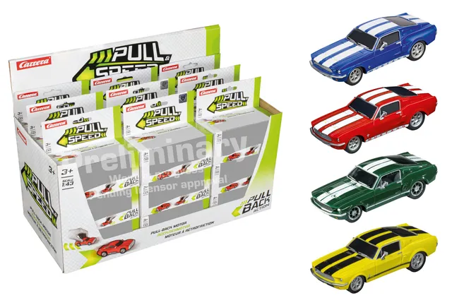 carrera-rc-display-ford-mustang-67-collection-pull-speed-die-cast-auto image 1