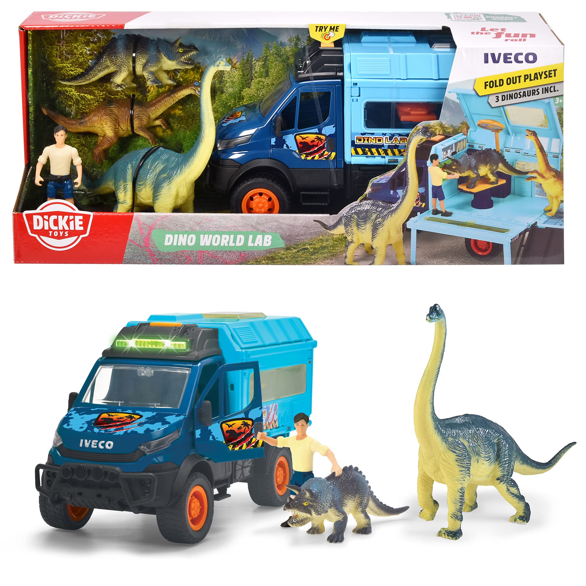 dickie-toys-dinosaurier-world-lab-iveco-daily-4x4-truck-26-cm-1-24 image 2