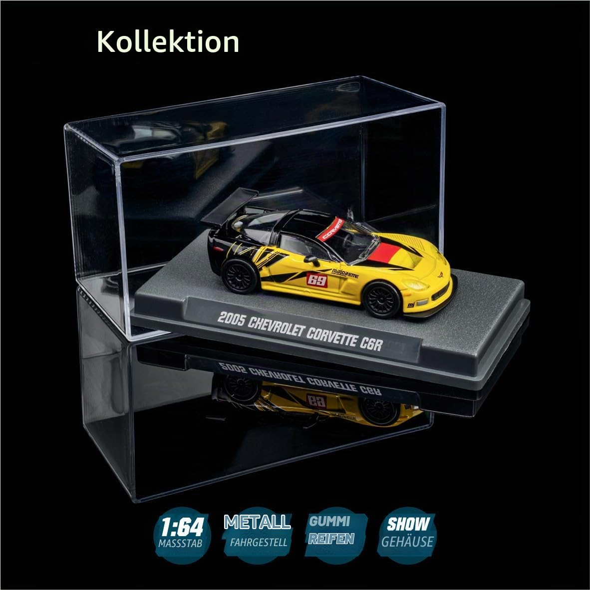 majorette-collection-2005-chevrolet-corvette-c6-r-1-64-mit-showcase image 4